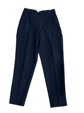 Vintage Deadstock 1980s Jara Tailored Navy Pants Trousers Size 14 NWT